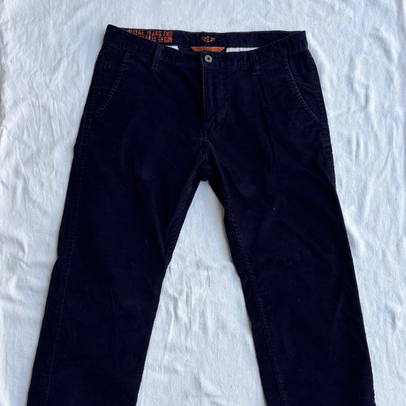 Men's Docker's Navy Blue Corduroy Pants - Picture 1 of 8